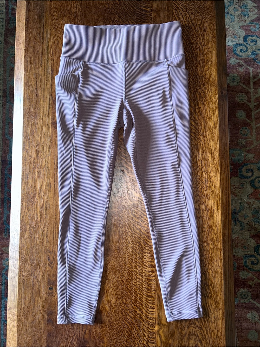 Athleta Salutation Stash Rib Mix Tight Legging Size Medium Petite